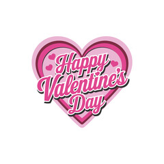Happy Valentine Day Template Design