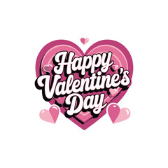 Happy Valentine Day Template Design