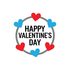 Happy Valentine Day Template Design