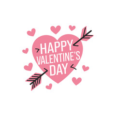 Happy Valentine Day Template Design