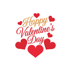 Happy Valentine Day Template Design