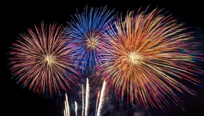 fireworks in the sky