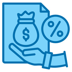 Obraz premium Loans Icon