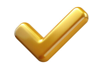 check mark button plastic 3d icon in cartoon plastic style minimal isolated on transparent white background, clipping path