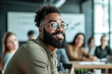 Diverse Group Attending Financial Literacy Workshop Enhancing Skills and Knowledge for Personal Finance and Economic Empowerment