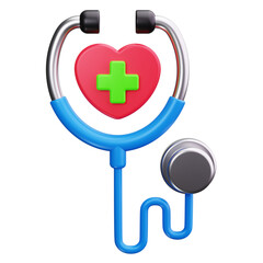 Fototapeta premium doctor 3d render icons