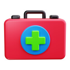 Obraz premium emergency 3d render icons
