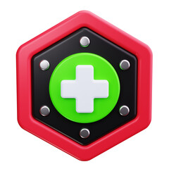 Fototapeta premium healthcare 3d render icons