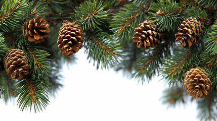 Pine Cones & Branches: Winter's Beauty