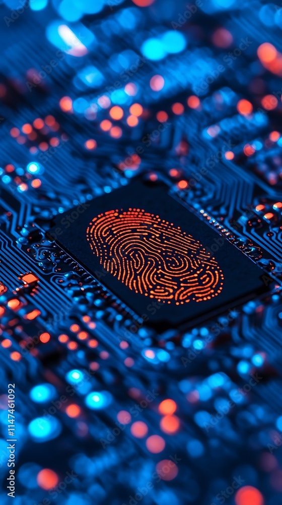 Poster digital fingerprint embedded in circuit board technology