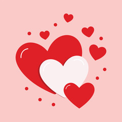 valentine hearts background