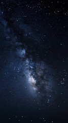 Fototapeta premium sky with stars, stars and clouds, starry night sky