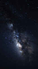 Fototapeta premium sky with stars, stars and clouds, starry night sky