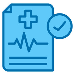 Fototapeta premium Health Record Icon