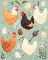 Creative Chicken Concepts, From Vibrant Farm Scenes and  Food Styling