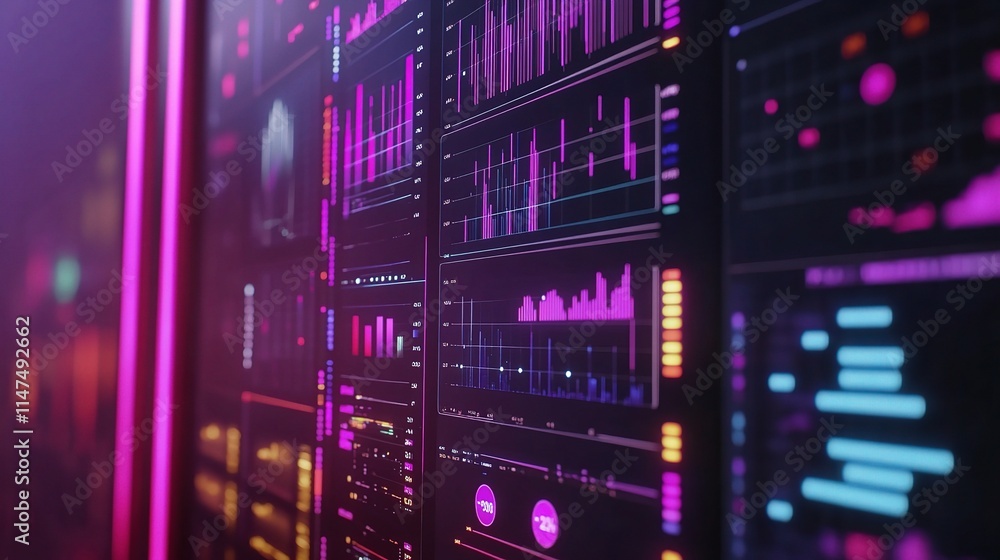 Poster dynamic interface for creative data analysis using advanced technology