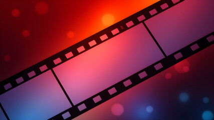Obraz premium Film strip background, old flim strip background, movie film strip