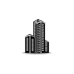 building icons, such as city, apartment, condominium, town