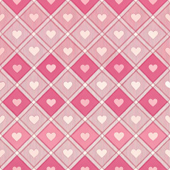 Vibrant Valentine’s Day Seamless Pattern for Fabric and Packaging