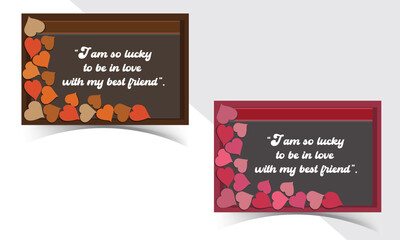 greeting card template design.