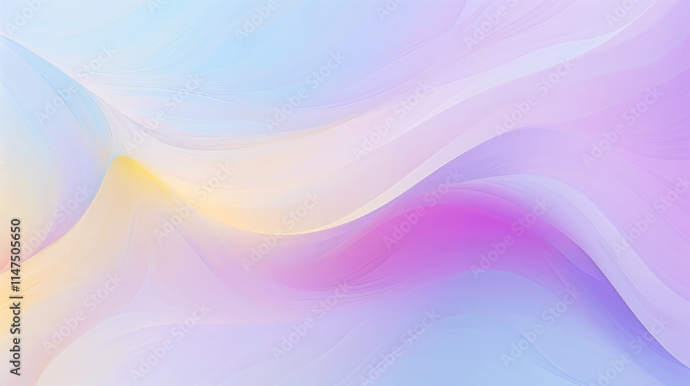 Poster abstract texture with pastel waves in soft gradient colors.harmony. fluidity. creativity.gradient ar