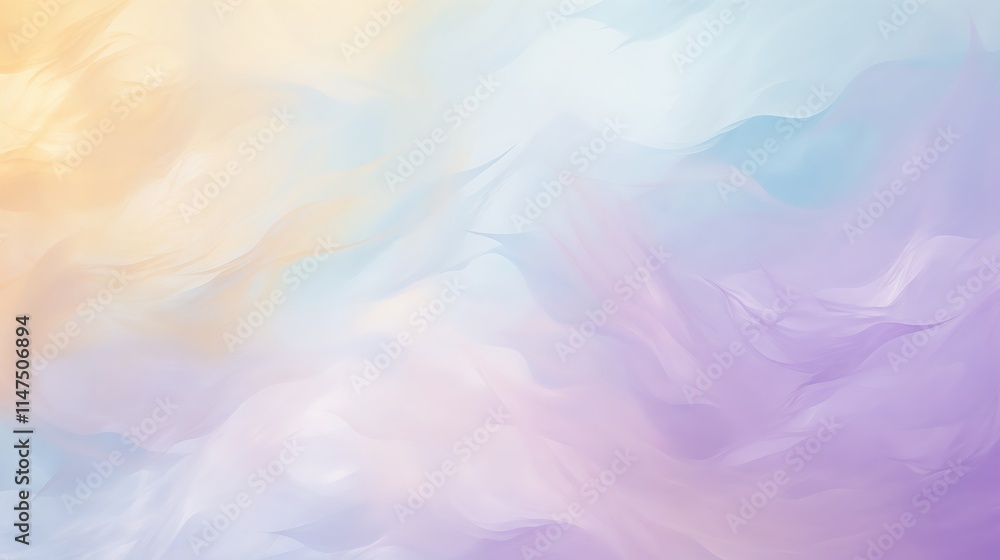Poster soft abstract gradient with warm and cool tones blending seamlessly.fluidity and balance, symbolizin