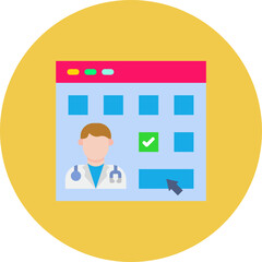 Online appointment Icon