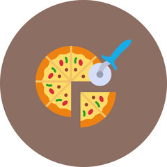Pizza cutting Icon