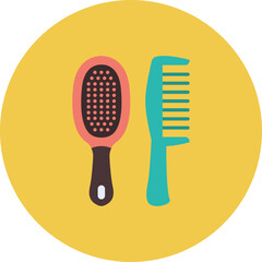 Hair brushes Icon