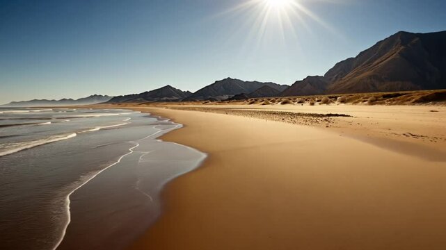 Sand dunes near the sea