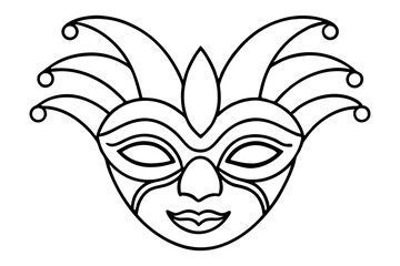 carnival mask vector