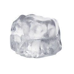 Obraz premium Transparent Ice Ball Isolated on Transparent Background