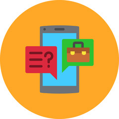 Fototapeta premium Chatting Icon