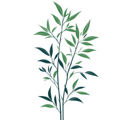 Fototapeta premium floral and leafy illustrator elements for card, wallpaper.