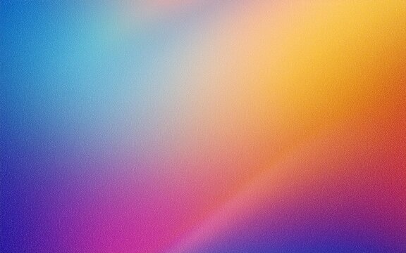 gradient grainy colorful blurry waves purple orange blue dreamy rainbow colors abstract plain background