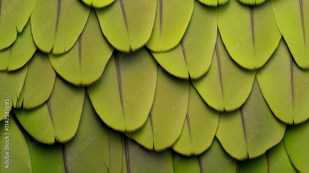 Poster a close-up view of overlapping green scales, showcasing intricate texture and pattern, reminiscent o