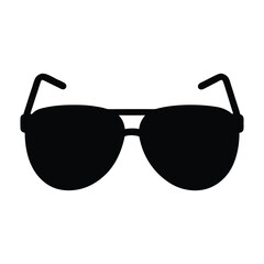 Sunglasses Icon Silhouette Vector