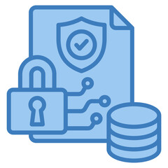 Data Encryption Icon Element For Design
