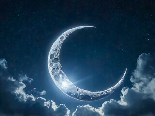 Fototapeta premium moon and stars