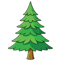 Fototapeta premium merry christmas tree