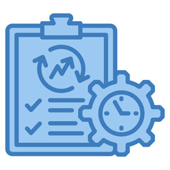 Time Management Icon Element For Design
