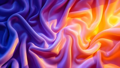 Obraz premium Colorful Velvet fabric textures are used as a background. Empty the Colorful fabric background of soft and smooth textile material