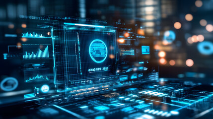 Obraz premium Core Features of Fintech Software Discuss the core