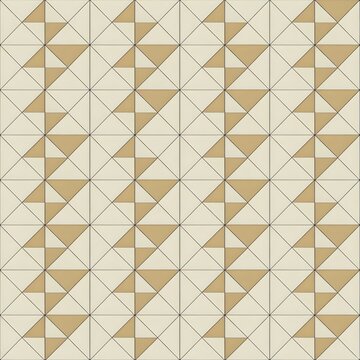 Geometric Star Pattern Interlocking Triangles with Movement and Depth
