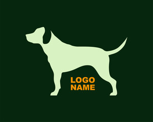 Dog logomark. Animal icon. Sign