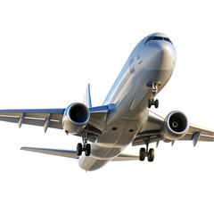 Fototapeta premium airplane isolated on white