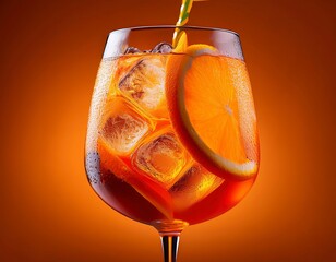 a glass of a delicious alcoholic cocktail