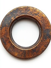 Textured round frame for artistic projects