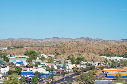 Alice Springs from ANZAC Hill, looking north