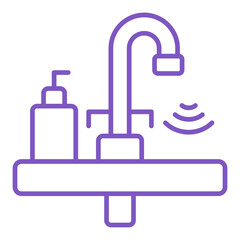 Obraz premium Smart Sink Icon